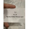 Unbranded NIB Big Face Rabbit Silicone Night Light W/Dimmer, Auto