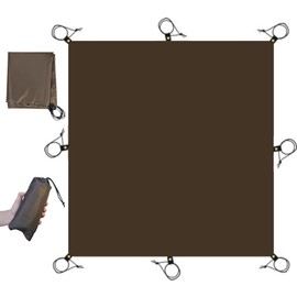 [Japanese Brand] LUHANA Ground Sheet, Tent Sheet, Water Pressure Resistance 19.7 ft (5,000 mm), Leisure Sheet, Waterproof, Thick, Lightweight, Compact, Outdoors, Camping, Climbing, Rubber Loop &