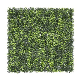 SunnyRoyal Artificial Boxwood Panels 20" x 20" Pivacy Ivy Fence Screen Greenery Garden Fencing for Ourdoor Indoor Backyard Fence Decoration, Boxwood with Backing, 6 Packs