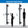 BANGPU Bathroom Shower Slide Bar, Adjustable Handheld Shower Holder Wall