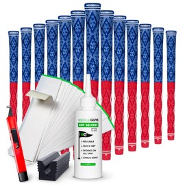 Wedge Guys Diamond Hybrid Regripping Bundle | Diamond Hybrid Grips 13 Pack with Deluxe Grip Kit | All Weather Performance with Tour Level Traction | in Multiple Colors & Standard/Midsize
