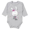 TupTam Baby Bodysuit with Long Sleeve pack of 5, Girl