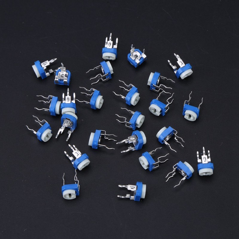 375Pcs 15 Values Potentiometer Variable Resistor Assortment Kit with Box