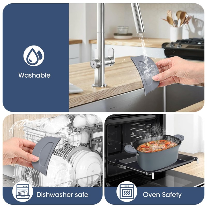 For Ninja Crockpot Slow Cooker Silicone Pot Handle Cover, for