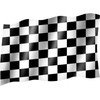 Flag / Flag Racing Chequered Flag / START Goal Hissflagge