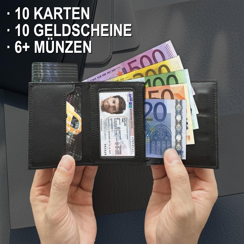 Baiyanor Card Holder Men's Wallet & RFID Protection, Slim Wallet