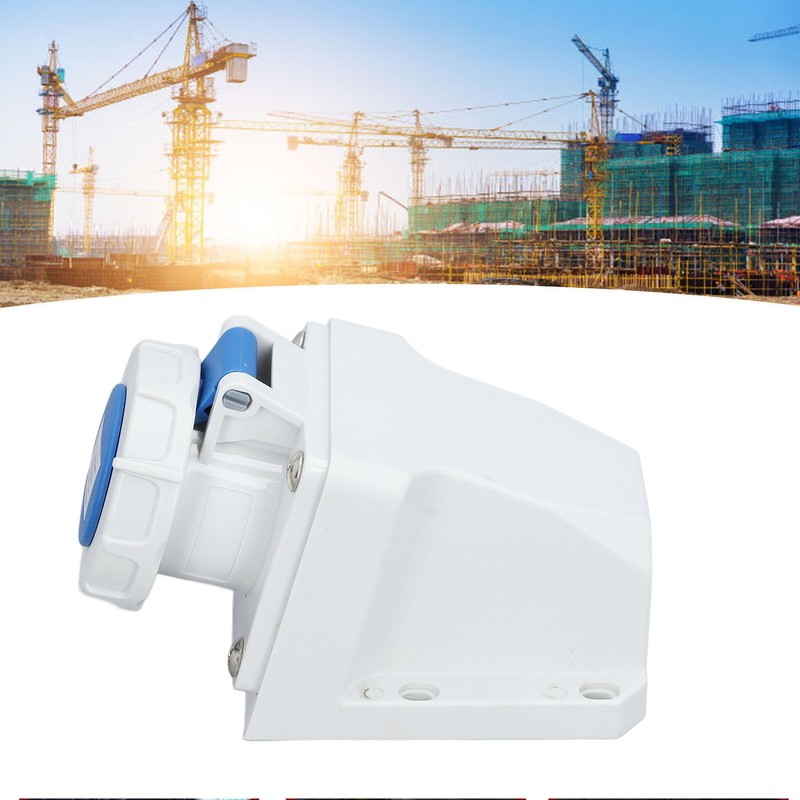 Industrial Power Connector IP67 Waterproof Dustproof 3 Core 16A 2P+E