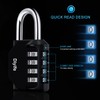 Combination Padlock, [2 Pack] Diyife 4 Digit Lock Combination, Padlock