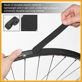 Partuto 26" Bike Wheel Rim Strip Rim Tape Liner Tube Band PVC Black Pair Replacement