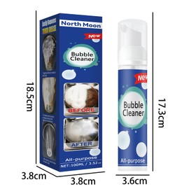 100ML X 1PCS Bubble Cleaner Foaming Heavy Oil Stain Cleaner,Best Multi Purpose Degreasing Foam, Stubborn Grease & Grime Remover Spray, All Purpose Cleaning Solution for Kitchen, Oven, Stove, Grill (1)