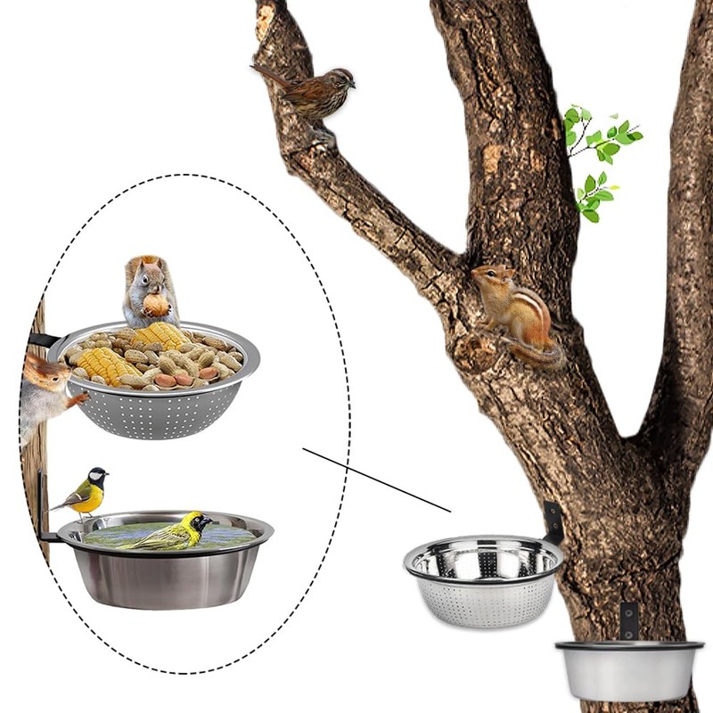 Sturdy and Easy Clean Feeders for Outdoor. Squirrel and Bird