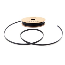 Trimz Grosgrain Ribbon, Black, 3mm x 5m