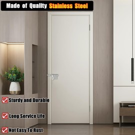 Alise Gate Latch Slide Bolt with Padlock Hole and Lock Gate Locks for Outdoor Fence Gate for Wooden Fence Shed Door Barrel Bolt Latch Gate Hardware,4 Inch Solid Stainless Steel Brushed Latch