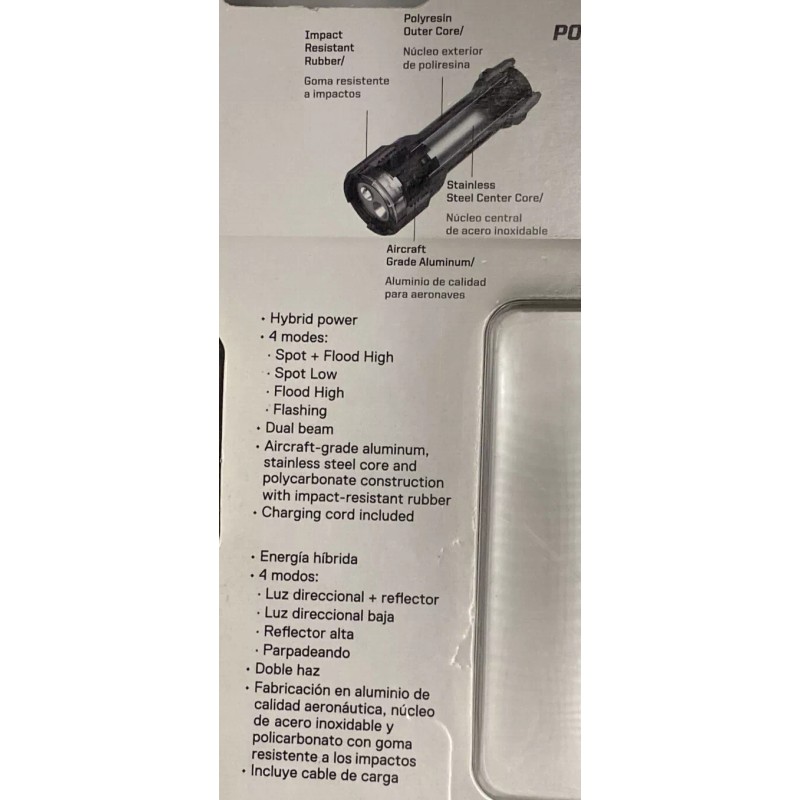 Kobalt Rechargeable 700 Lumen LED Flashlight Waterproof Drop Proof -