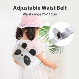 SUNVENO Baby Bum Bag Waist Bag for Children Boys Girls Great Gift for Toddlers in Nursery, White, cute cartoon