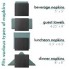 Napkin Holder Black Wooden - Wooden Black Napkin Holder for