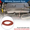 Hihaha Silikon-Vakuumschlauch für Automobil-Vakuumsysteme Hochtemperatur 10Ft 1/2" 12mm ID 2,5mm