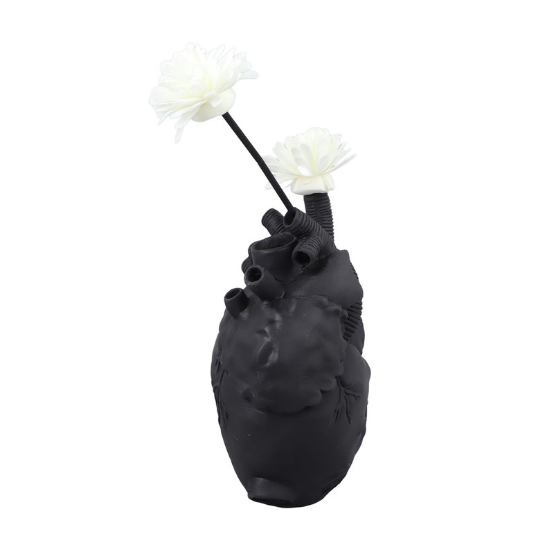 Creative Anatomical Heart Vases Resin Sculpture Heart Shaped Art Flower