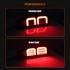 ADIIL Smoked Black Lens Red LED Rear Tail Brake Lights