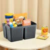 ALINK Portable Shower Caddy Basket with Compartments, Plastic Divided Cleaning