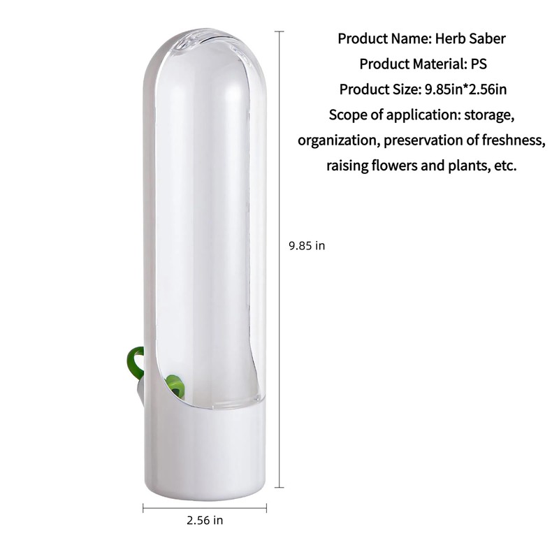 Ristpal 3Pack Herb Saver for Refrigerator for Cilantro, Parsley, Asparagus,