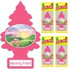 Car Freshner U1P10228 Little Trees Morning Fresh Air freshener, 24 Pack
