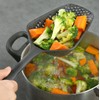 Kitchen Nylon Strainer Scoop Colander, Skimmer Spoon with Long Handle,