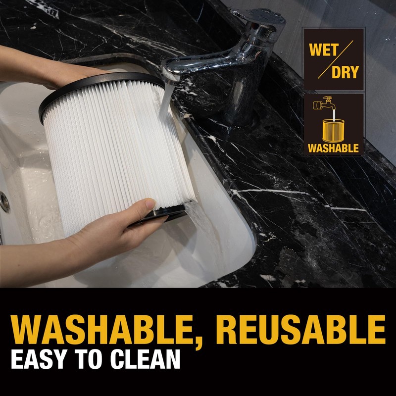 DEWALT Standard Shop Vac Filter Replacement DXVC6910