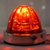 Legendary 3-1/2 Inch Watermelon Light, SS Curved Bezel- Red LED