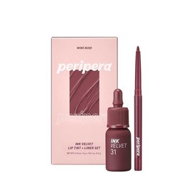 Peripera Liner Kit  - Long-Lasting, Long Wear Lip Colors - Color: Wine Nude