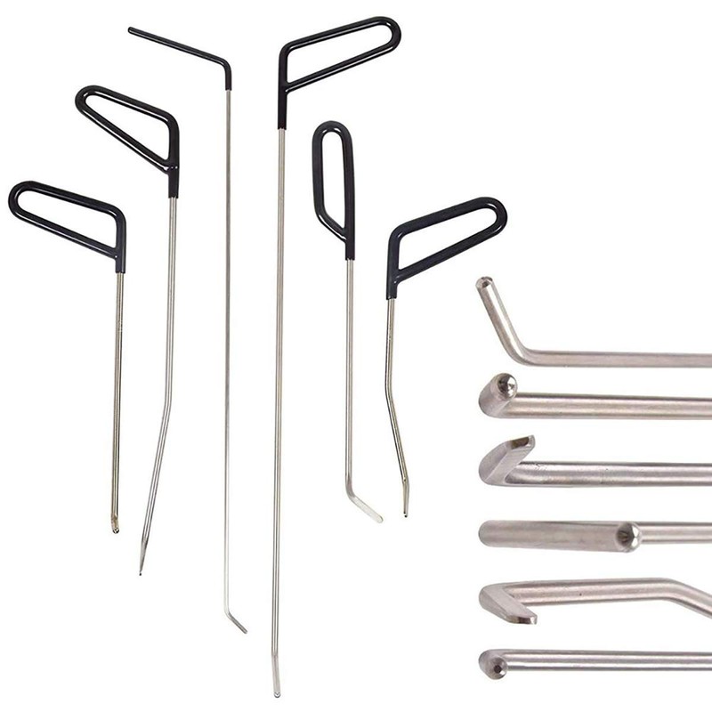 WHDZ Paintless Dent Repair Rods 11Pcs Auto Body Paintless Dent