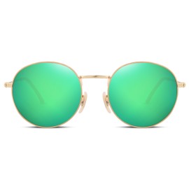 FEISEDY B2258 Women's Sunglasses, UV 400, UV Protection, Fashion, Polarized Sunglasses, For Fishing, Baseball, Running, Golf, Suitable for Small Faces, green