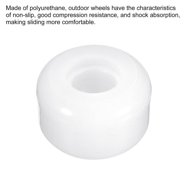 PATIKIL Pack of 4 54 mm Longboard Wheels Skateboard Wheel