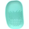 DOITOOL Limpia Brochas de Maquillaje de Silicona Verde Placa de