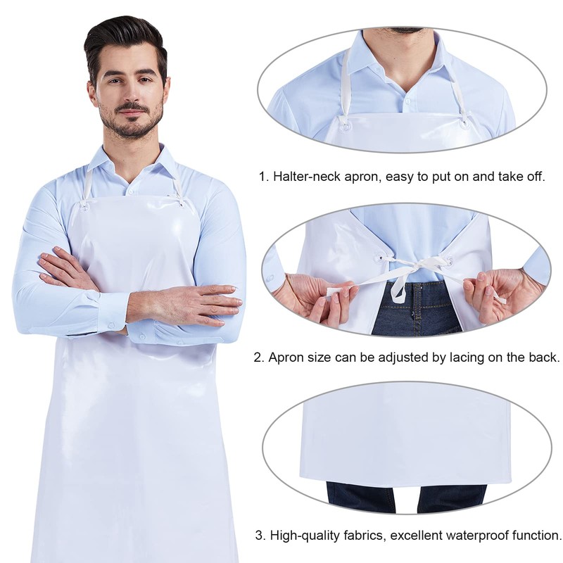 Nanxson CF3113 Unisex Waterproof Work Apron Bib Apron Meat Apron