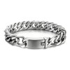 Xusamss Mens Cuban Link Chain Bracelet Thick Link Design Stainless