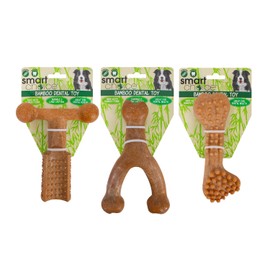 YöL Pack of 3 Bamboo Pet Dog Chew Toy Strong Durable Dental Health