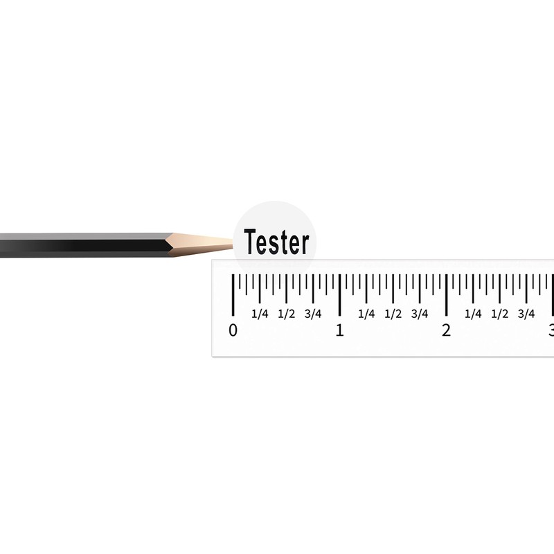 Hybsk Sample Seal Tester Sample Seal Test Labels Round Cosmetics