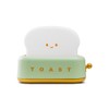 Cute Toast Night Light USB Rechargeable LED Bread Toast Night