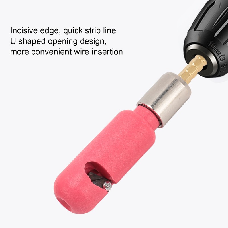 Wire Stripping Twisting Tool Professional Electric 2.5mm² Stripper Set Portable