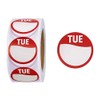 Tuesday Food Labels Stickers Circular Day Labels for Commercial Kitchen,