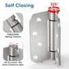 Treasem Self Closing Door Hinges, Auto Closing Spring Hinges with