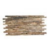 Ekena Millwork WPW24X12STMENA Stacked Boat Wood Mosaic Wall Tile, 23