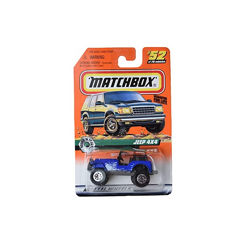 Matchbox Jeeps 4x4, Blue #52