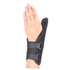WOONEKY Mummy Thumb Brace for Thumb Arthritis Left Hand Aluminum