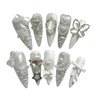 Shimmer y2k handmade nail tips - square (length - parts