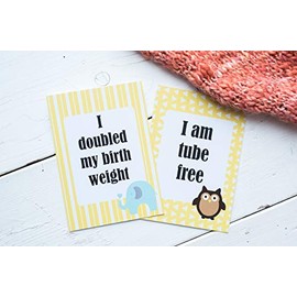 Premature Baby Journey Cards - Bright Yellow - DD030