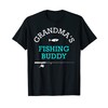 Grandmas Fishing Buddy Shirt Cute Kids Gift