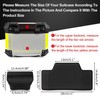 PSLER Motorcycle Top Box Back Support Cushion, Bike Back Box