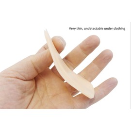 Flirtzy Soft Silicone Bra Strap Cushion Holder Non-Slip Shoulder Pads, 2 Pair